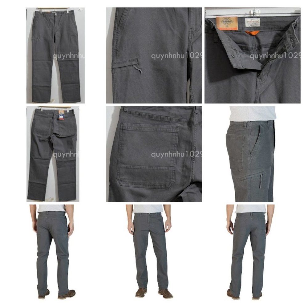 NWT Weatherproof Vintage Men’s Trevorland Flex Utility Pant in gray - Picture 1 of 5